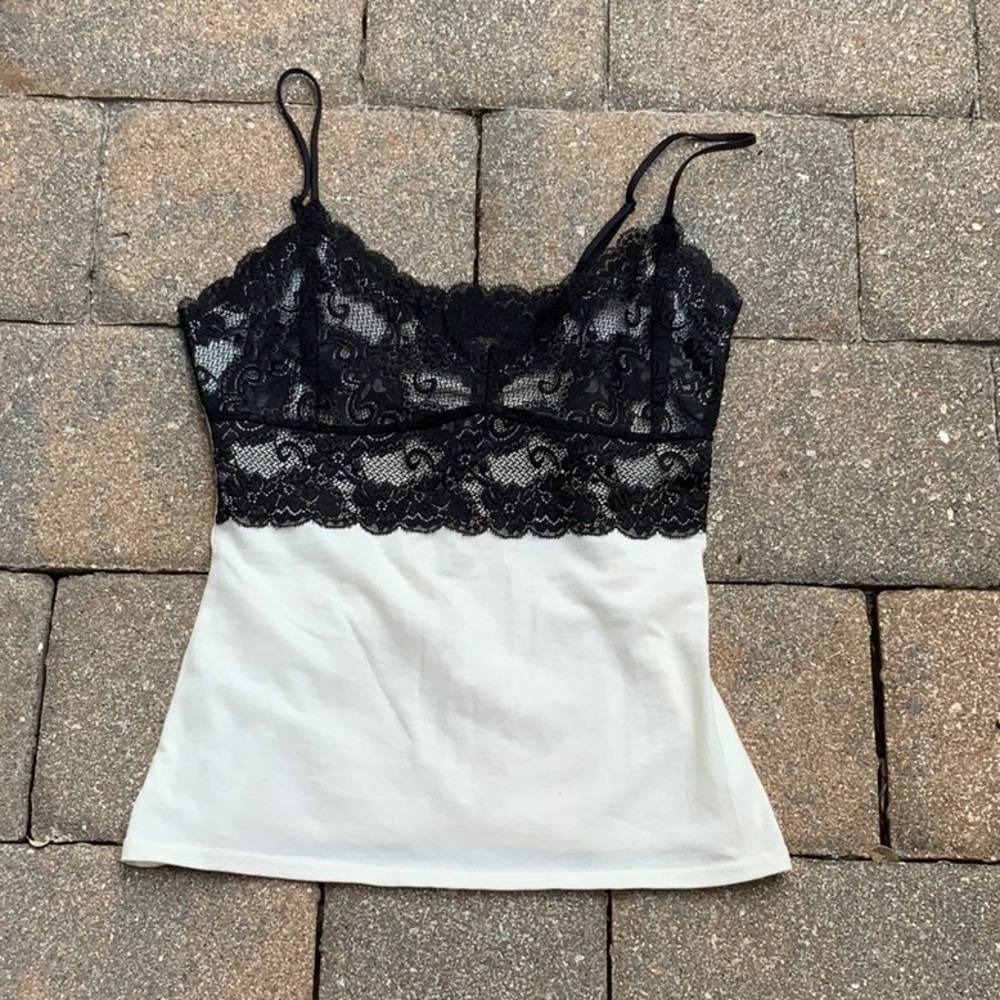 MODA INTERNATIONAL BY VICTORIAS SECRET LACE BODICE CAMISOLE, SIZE SMALL